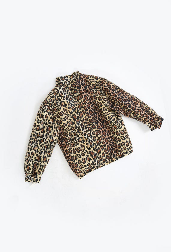 90s oversized leopard print jacket | Vintage 1990… - image 5