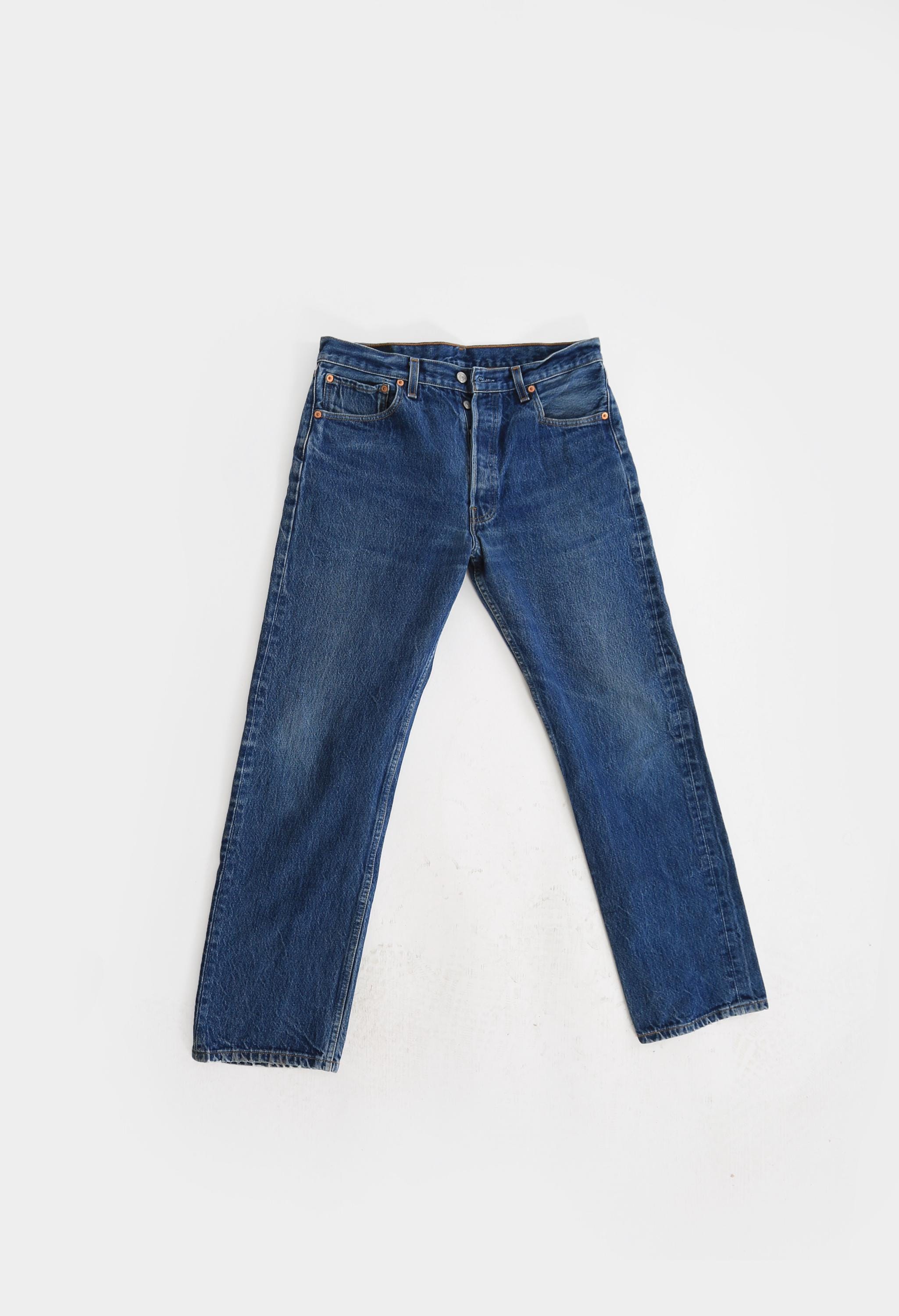 501XX Button Fly Levis Blue Jeans W33 L29.5 - Etsy