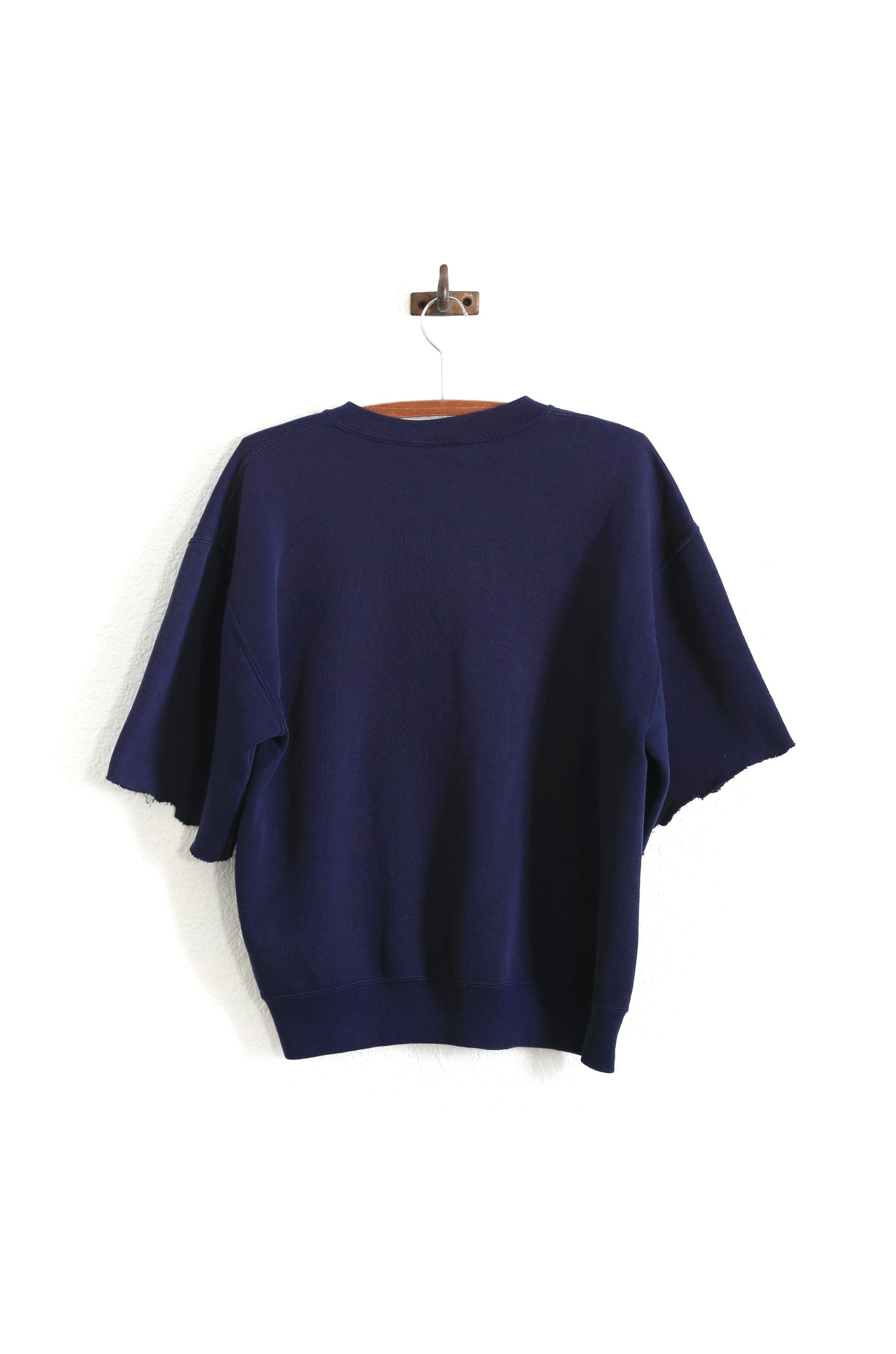 Vintage 90s Russell Athletic Blue Cutoff Sweatshirt - Etsy