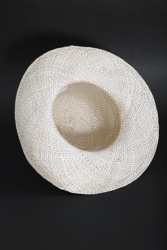 Vintage 70s straw harvest hat | Happy Cappers nat… - image 7