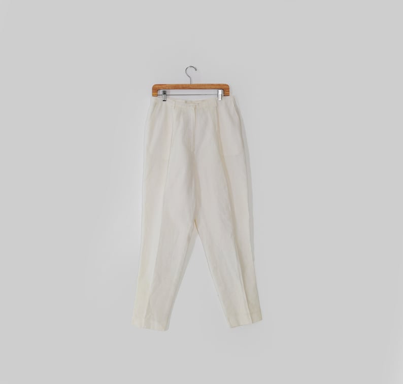 Vintage Laura Ashley linen pants image 1