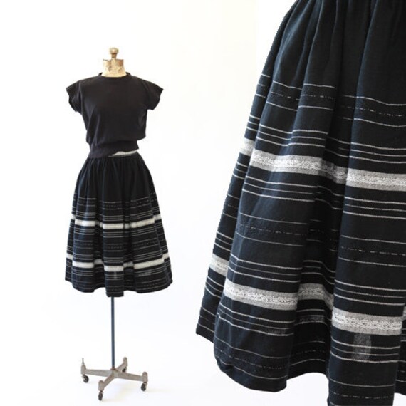 Serape skirt | vintage 1940s skirt | mexican 40s 5