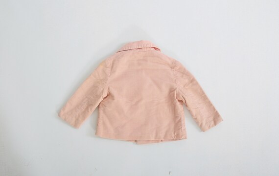 Vintage 50s Kids pink corduroy coat - image 5
