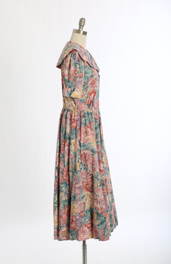 Carol Anderson floral dress | Vintage 90s pale fl… - image 5