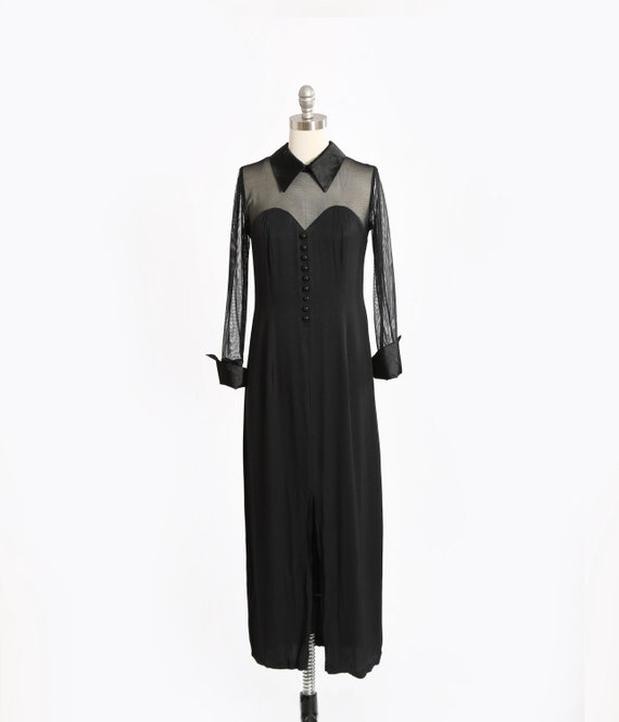tuxedo maxi dress Long Tuxedo Dress Rowen Rose