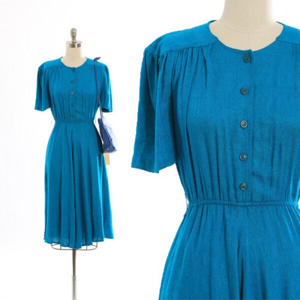 80s Carol Anderson Floral Dress