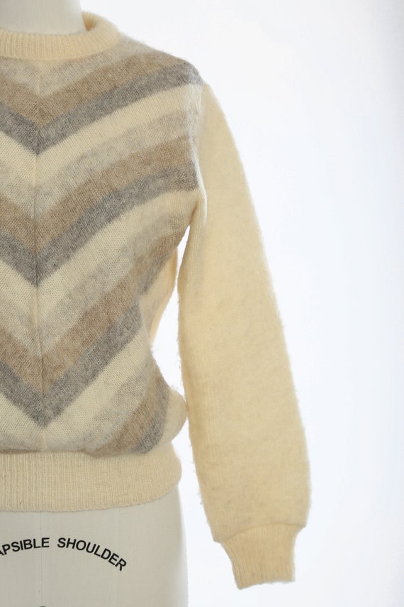 Hilda knit sweater | Vintage 70s striped wool kni… - image 2