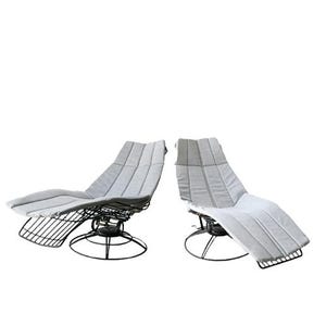 Vintage Mid Century Modern Homecrest Patio Set Fiesta loungers