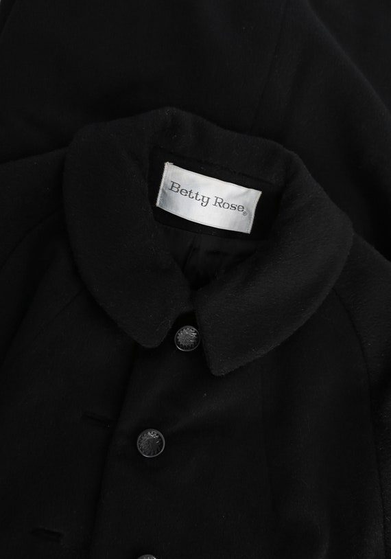 Betty Rose mohair coat | Vintage 50s black mohair… - image 9
