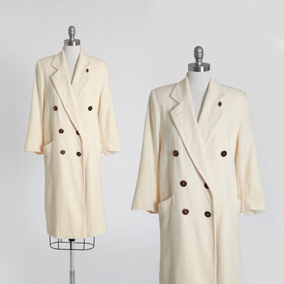 Fleurette wool coat | Vintage 80s 90s I. Magnin iv