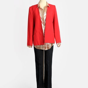 Vintage Austin Hill Hot Pink woven Blazer image 9