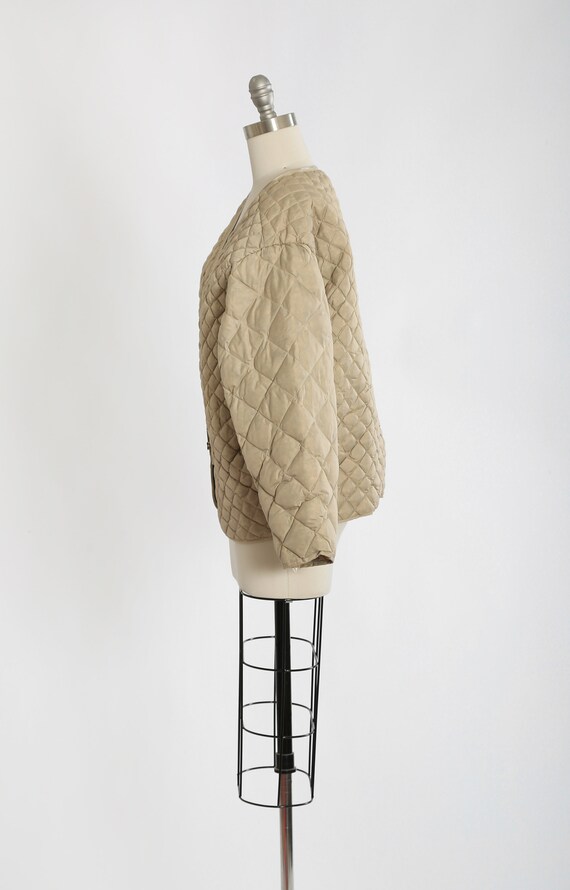 Quilted down filled liner jacket View 5