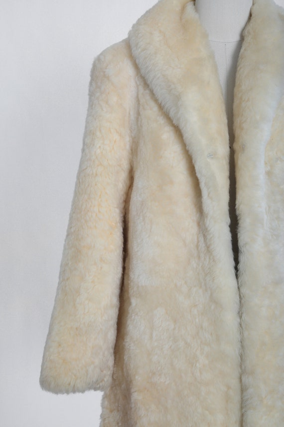 Vintage Eddie Bauer sheepskin sherpa shearling co… - image 2