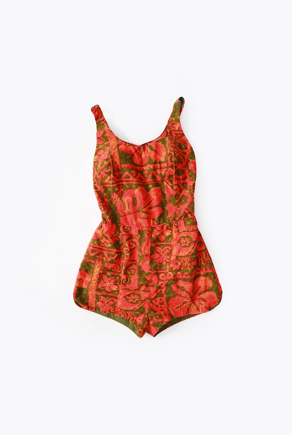 Hawaiian romper | Vintage 50s 60s Catalina playsui