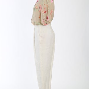 Vintage Laura Ashley linen pants image 6