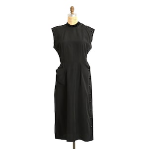 40s black dress