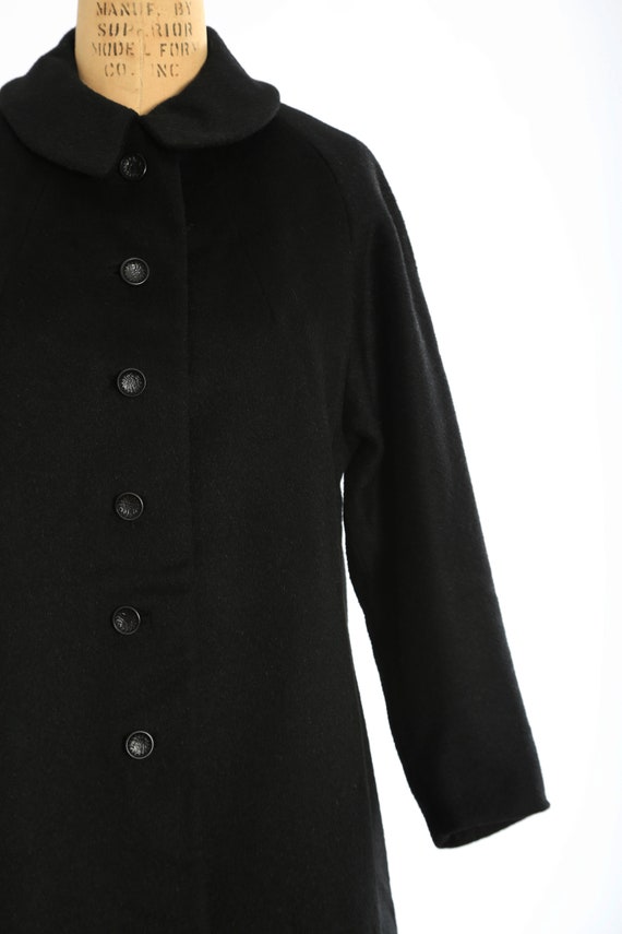 Betty Rose mohair coat | Vintage 50s black mohair… - image 2