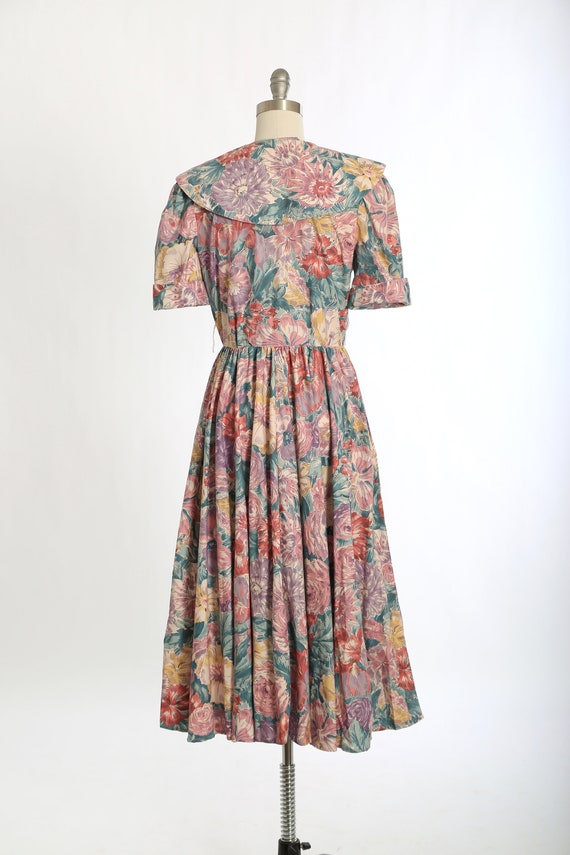 Carol Anderson floral dress | Vintage 90s pale fl… - image 7