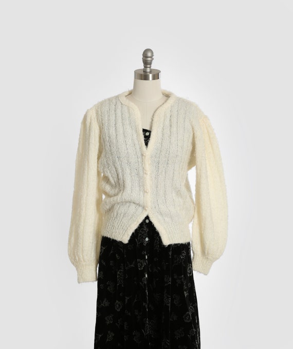 White boucle sweater cheap