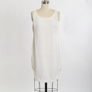 Antique Edwardian crochet cotton slip dress