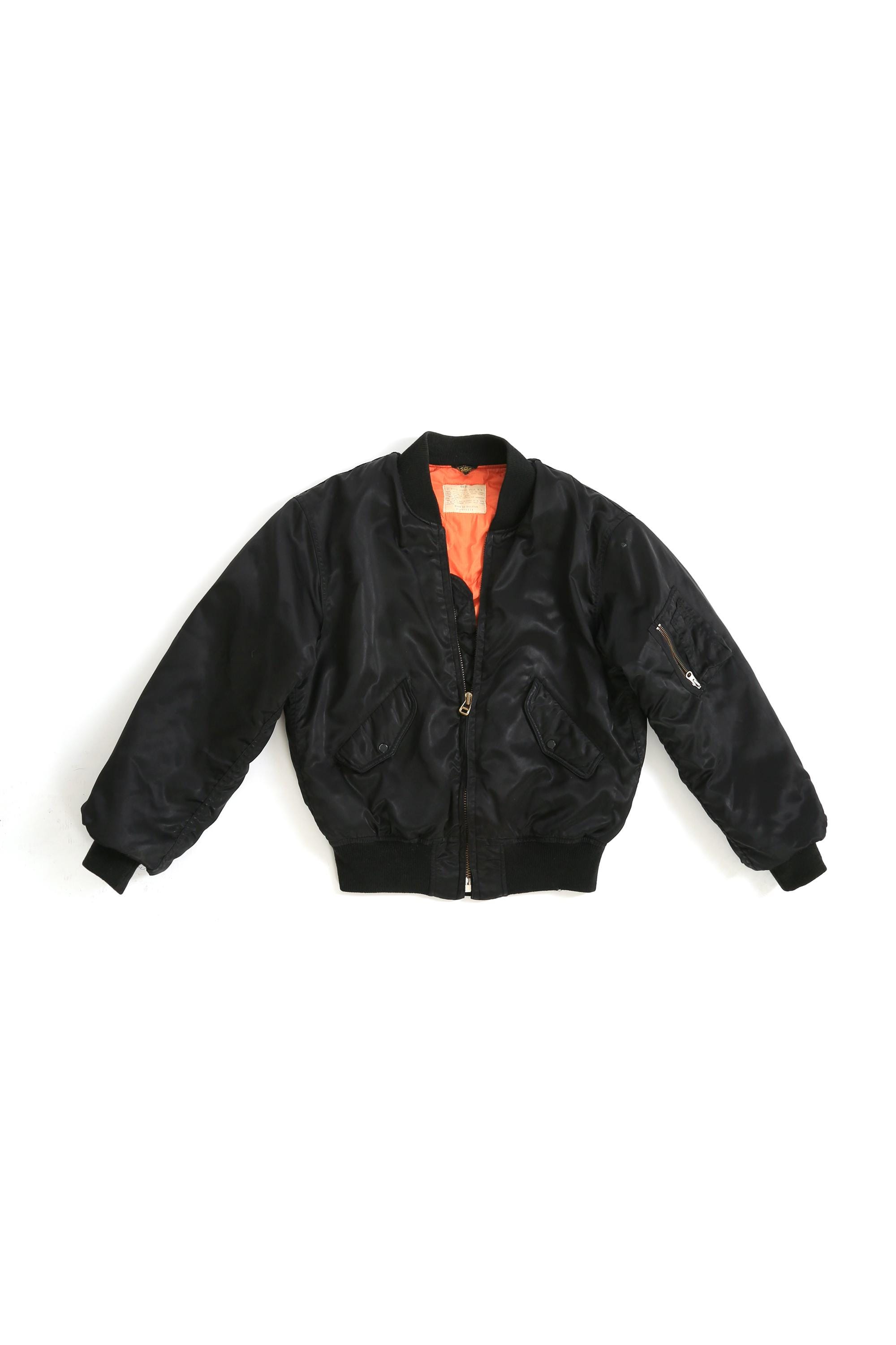 Vintage 60s Houston MA - 1 Black Bomber Flying Jacket - Etsy Canada