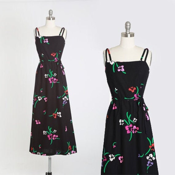 Malia Hawaiian dress | Vintage 60s 70s floral Hawa