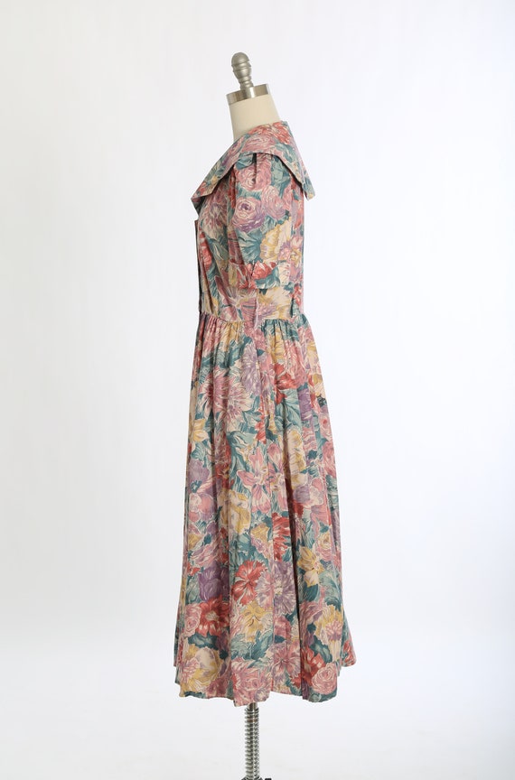 Carol Anderson floral dress | Vintage 90s pale fl… - image 6