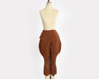 Vintage 40s brown riding Equestrian hunter Breeches Pants