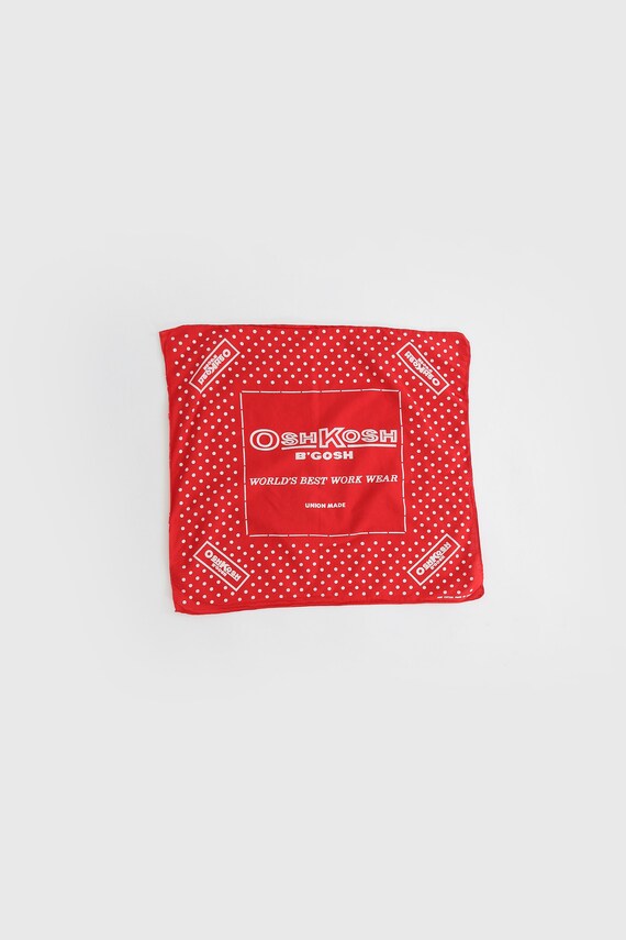 Vintage 60s OSHKOSH B'GOSH Red Union Made Bandana - Etsy
