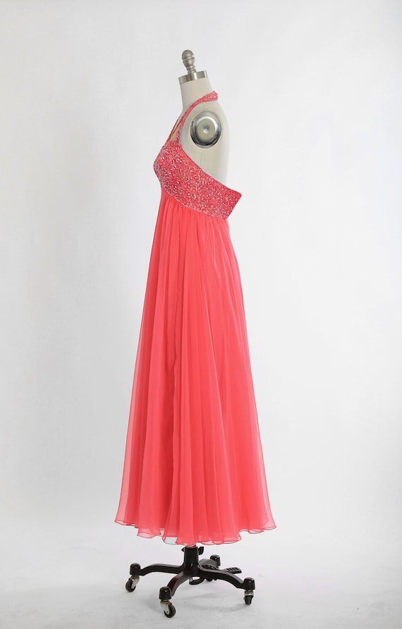 Mike Benet sequin dress | Vintage 60s 70s pink ch… - image 6