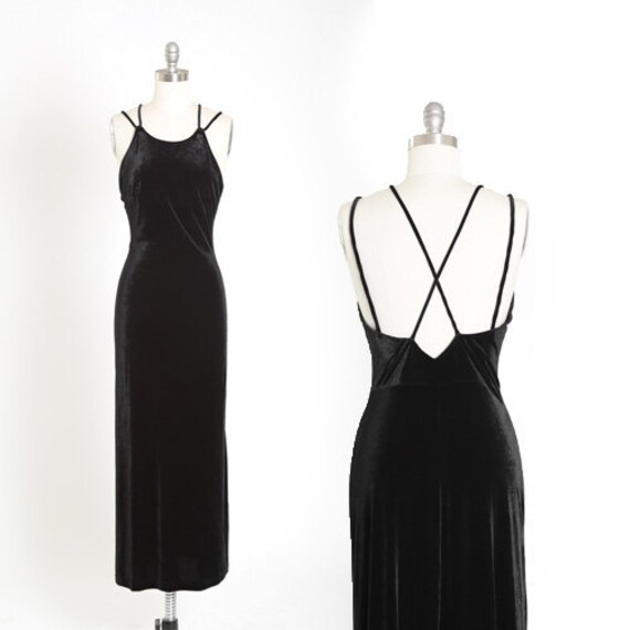 California Concepts velvet dress | Vintage 90s Ink