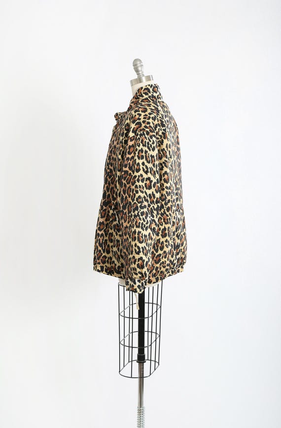 90s oversized leopard print jacket | Vintage 1990… - image 8