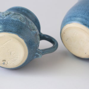 vintage Stoneware heart cups set image 10