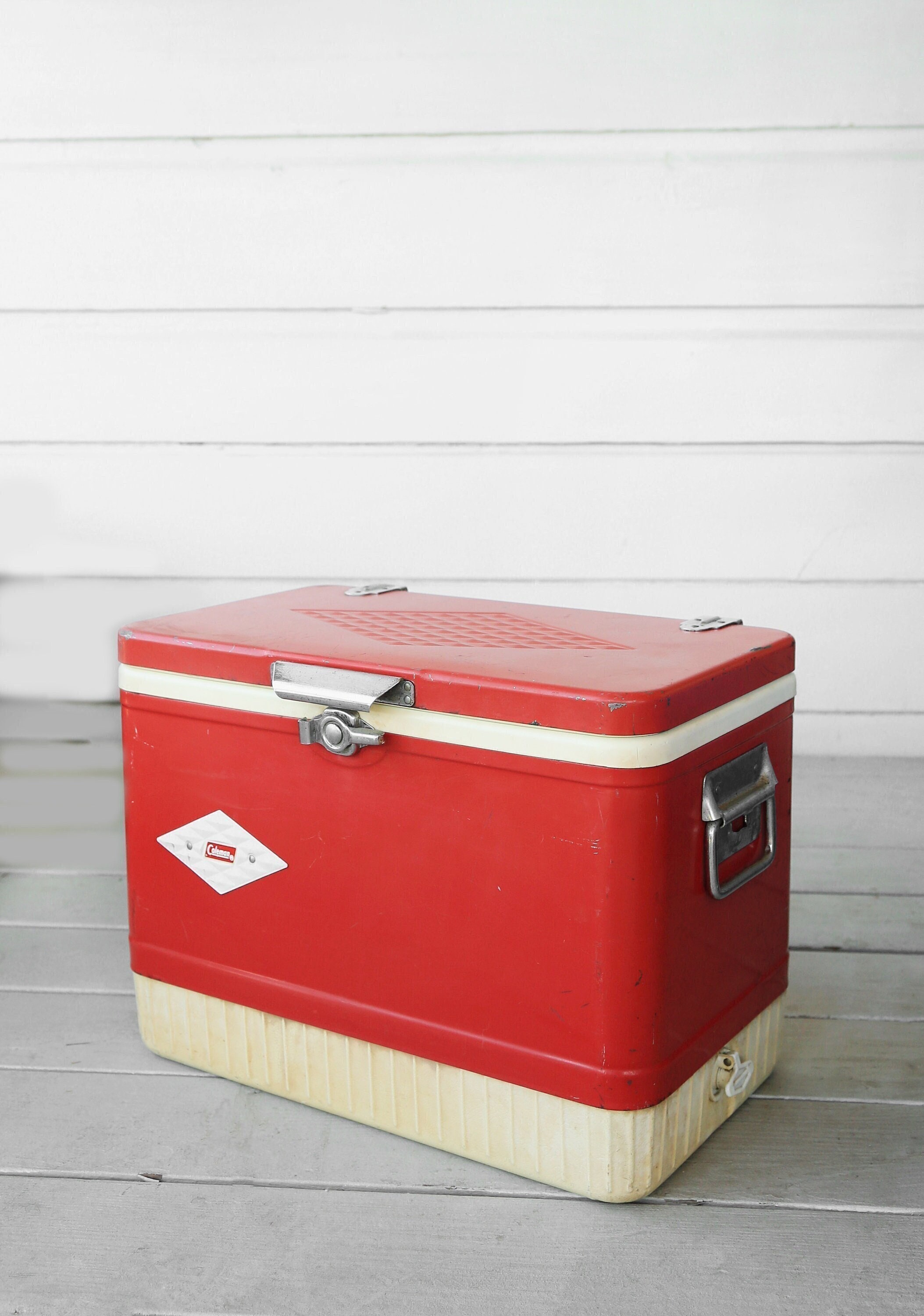 Vintage Red Thermos Cooler - Gil & Roy Props