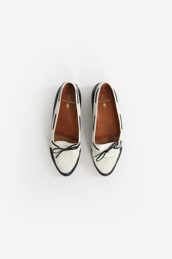 Vintage 80s 90s Ralph Lauren loafers flats Made i… - image 3