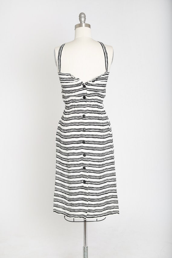 Vintage 90s striped halter top Dress - image 6