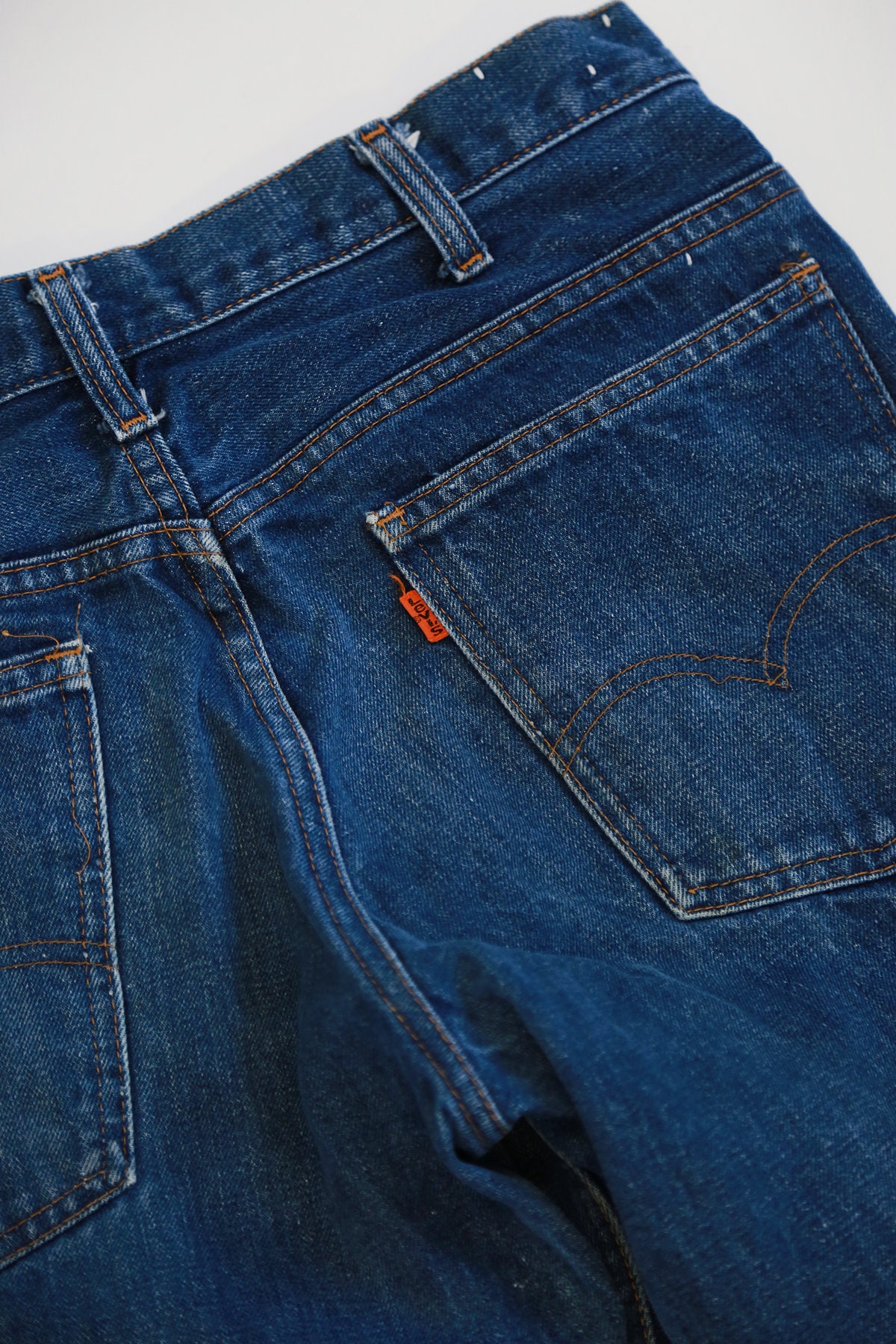 Levis bell Bottoms Vintage 1970s LEVIS jeans orange tab | Etsy
