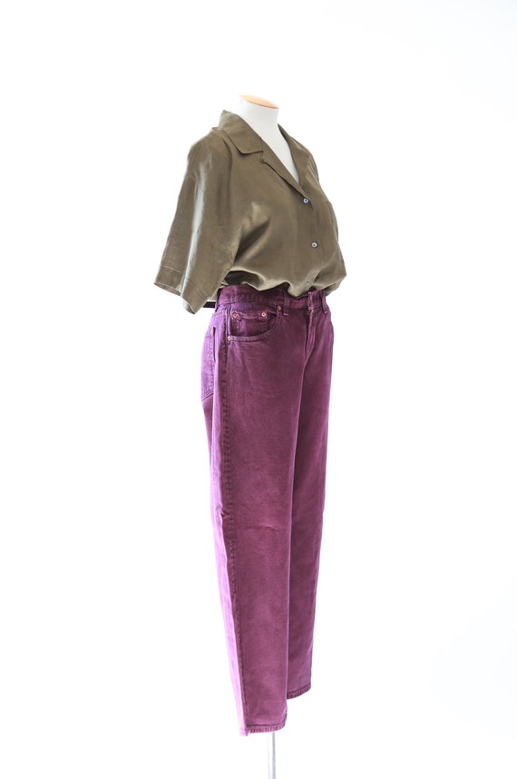 Purple Levis | Vintage 554 purple Levis straight … - image 7