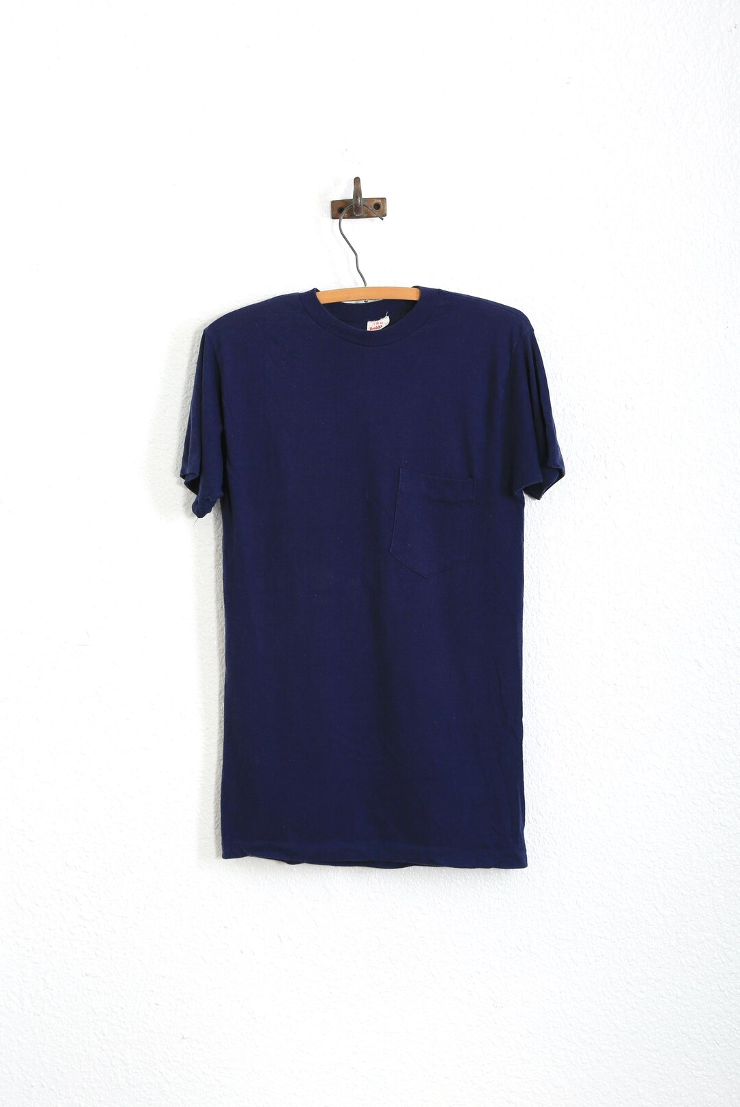 Vintage 70s Healthknit Navy Blue T-shirt - Etsy Israel