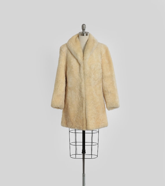 Vintage Eddie Bauer sheepskin sherpa shearling co… - image 1