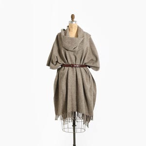 Vintage Wool Short Cape Jacket Small Medium Large XL Fringe - Etsy