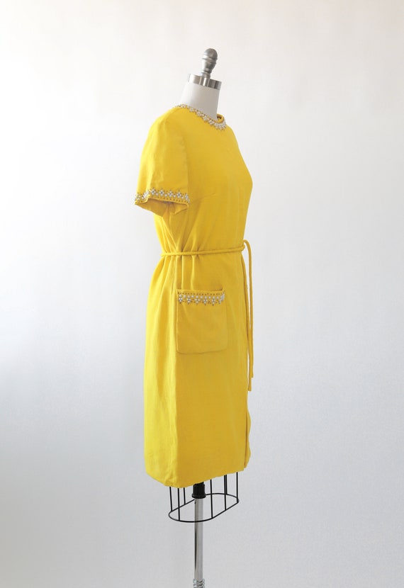 Carlye Linen dress | Vintage 60s Moygashel Linen … - image 3