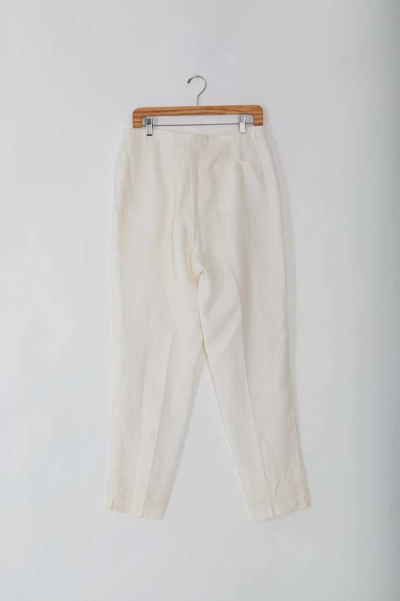 Vintage Laura Ashley linen pants image 4