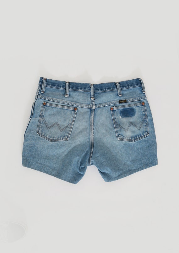 70s Wrangler cutoff shorts W35 - image 5