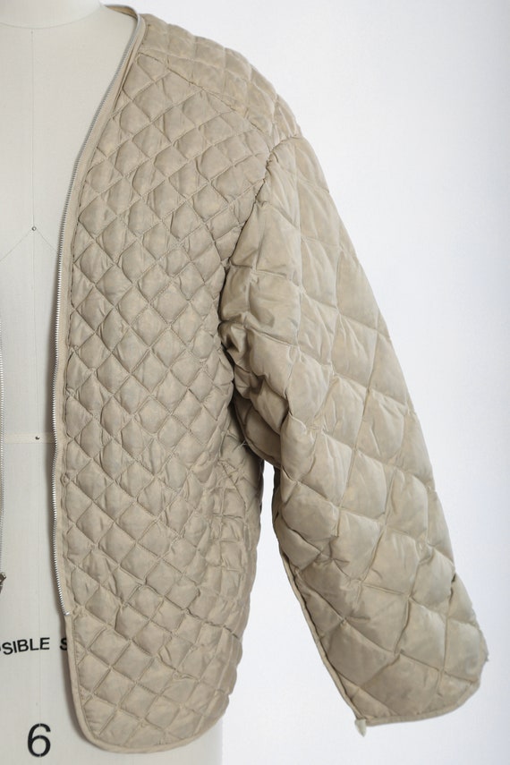 Quilted down filled liner jacket View 3