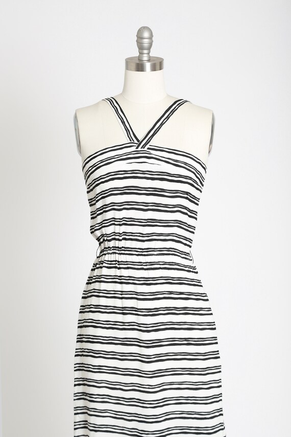 Vintage 90s striped halter top Dress - image 3