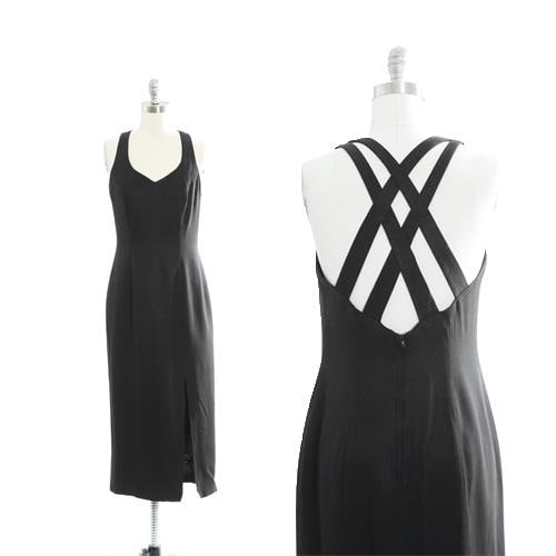 black velvet gothic dress Aleyna Short Black Dress with Lace Straps by Arti Gogna main image 1