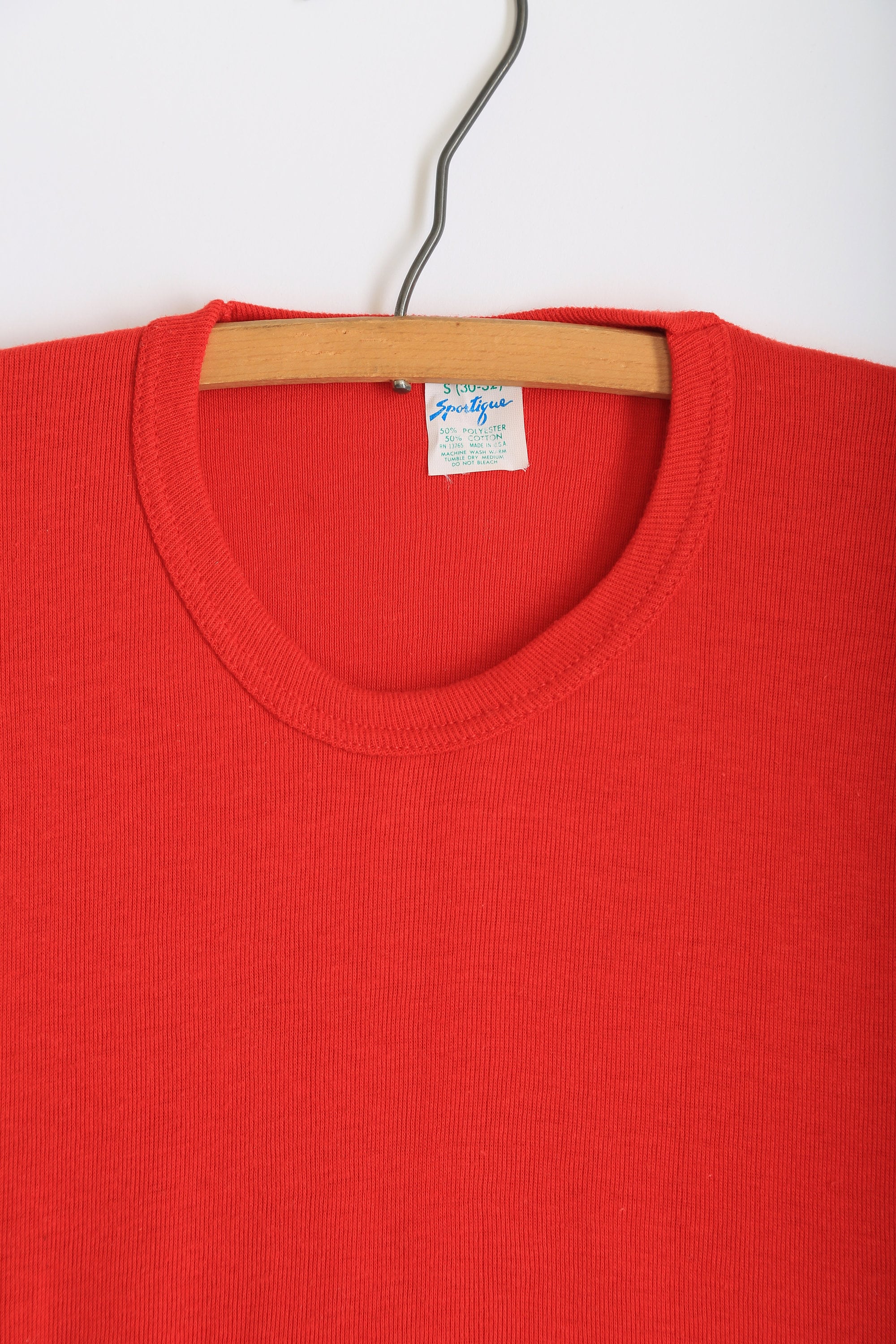 Buy Vintage 60s Red 50/50 Blend T Shirt Online in India - Etsy