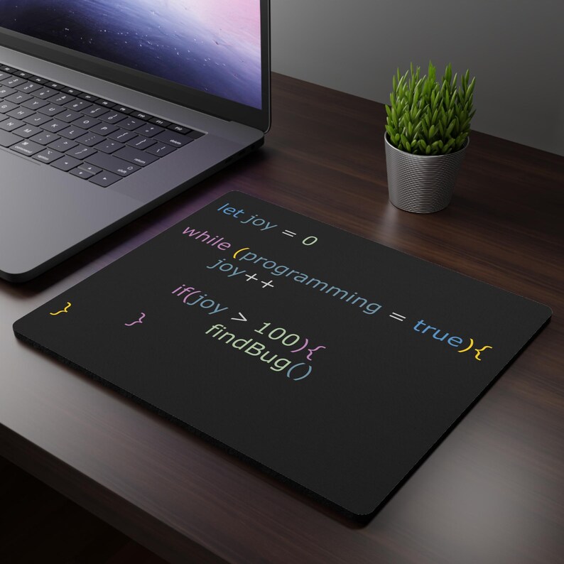 Programmierfreude-Code-Snippet-Mauspad | Schreibtischzubehör für Programmierer Bild 3