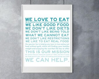 We Love to Eat: Dietitians Manifesto